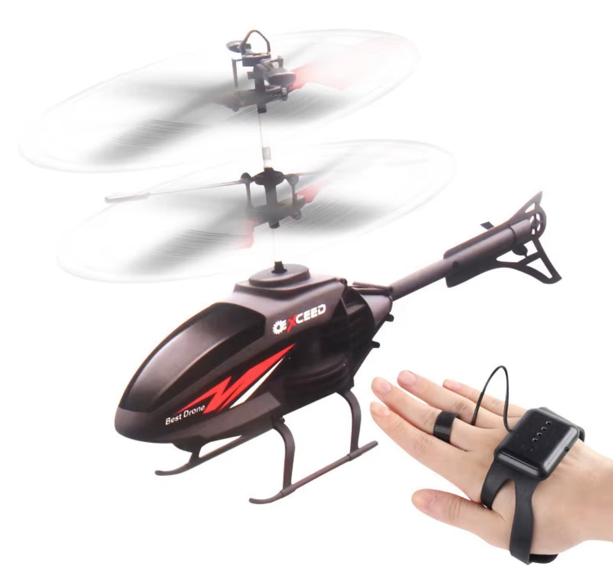 Helicóptero de Juguete a control Remoto con Iluminación