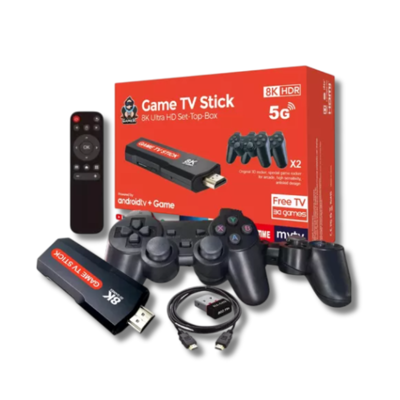 Game Tv Stick 8K/HDR Android TV + Game