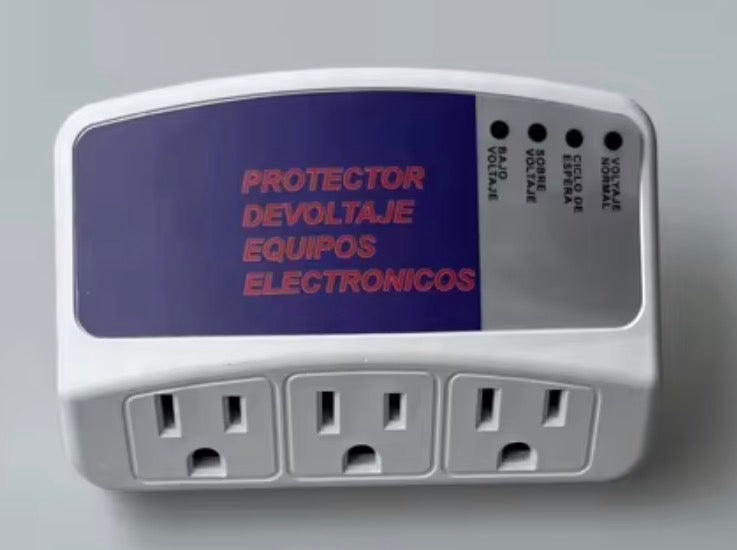 Protector de Voltage de 120 Voltios de 3 entradas
