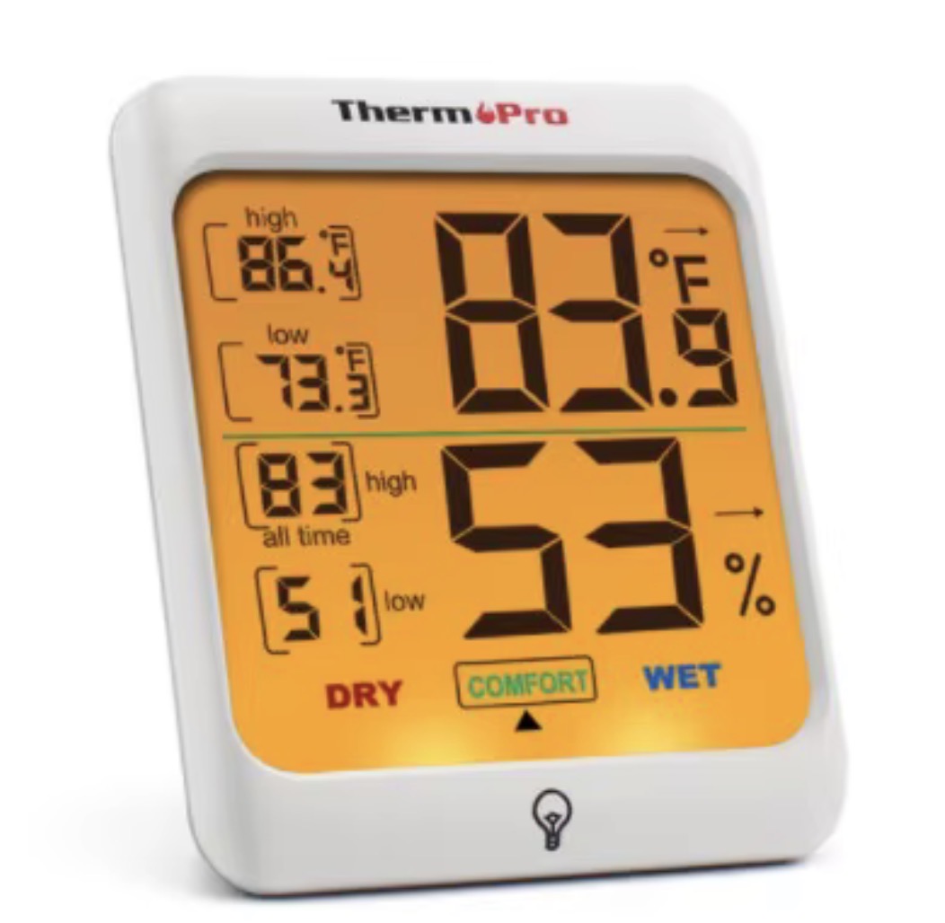 Termómetro Para Interiores con Pantalla Táctil Marca ThermoPro