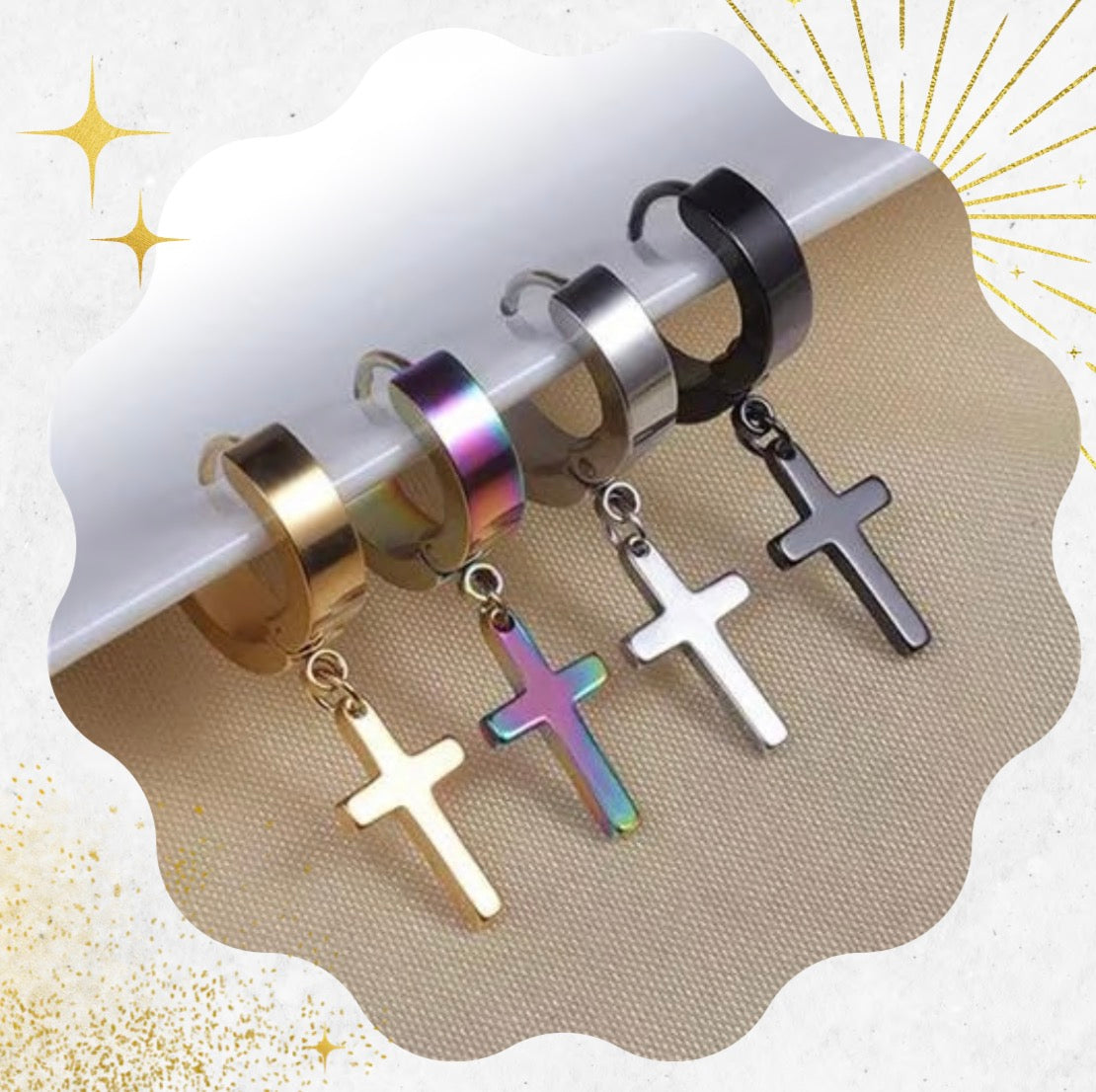 Aretes tipo Cruz