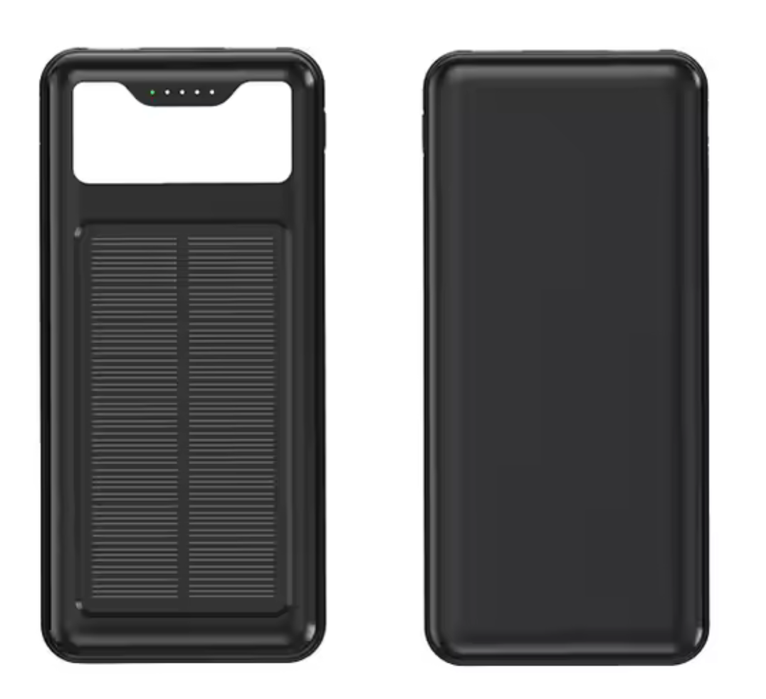 Power Bank Solar de 10,000mah Multiples Entradas