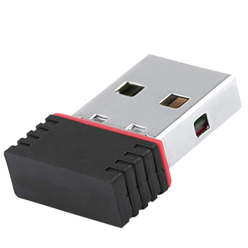 Mini adaptador USB WiFi 150M 2dB antena USB WiFi receptor tarjeta de red  inalámbrica