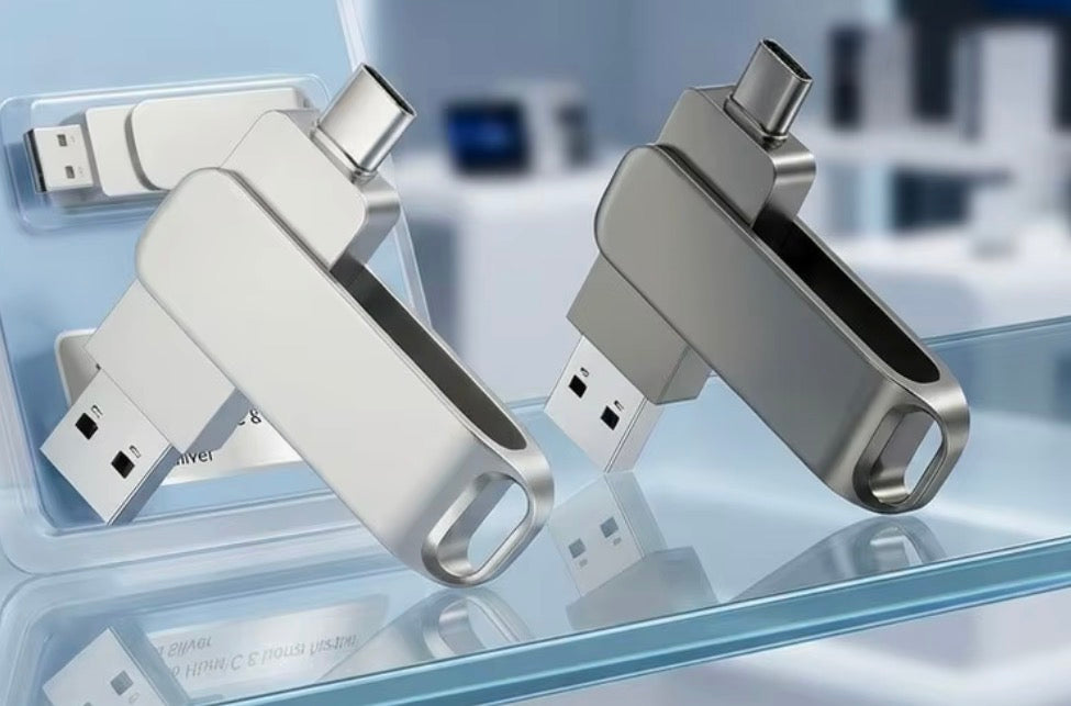 Pen drive de 256GB Velocidad 3.0 con entrada tipo c y USB