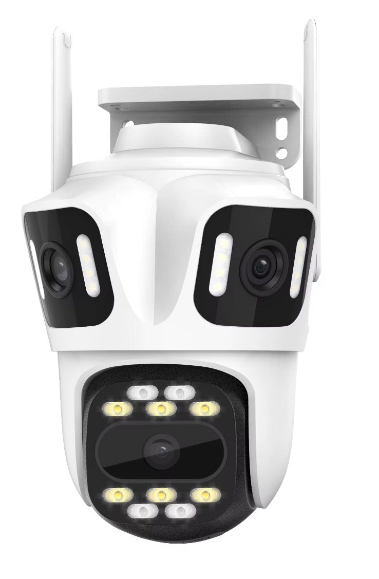 Triple Lens Outdoor Camera