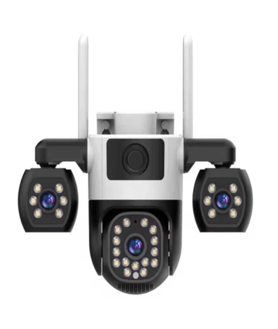 Triple Head Camera, Infrared light with night vision