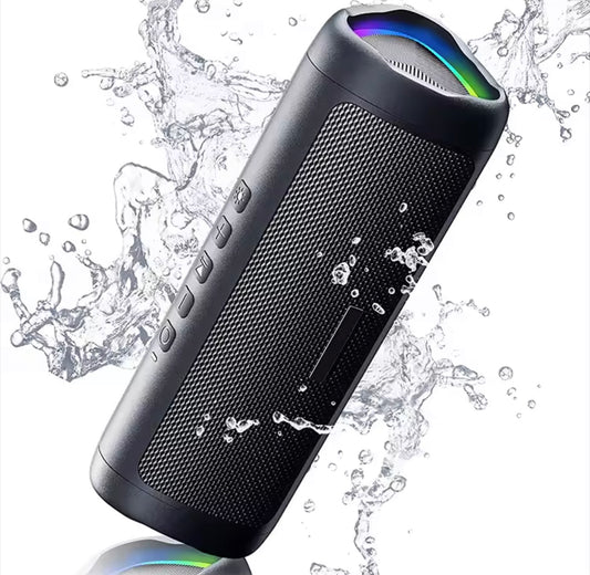 Corneta Portátil a prueba de agua modelo IPX6 con luces LED