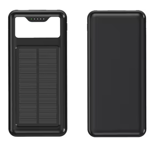 Power Bank Solar de 10,000mah Multiples Entradas