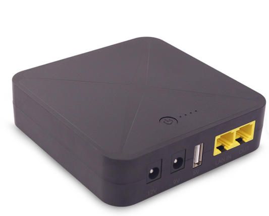 Mini Ups de 8000mAh, DC 9V, 12V, POE 24V