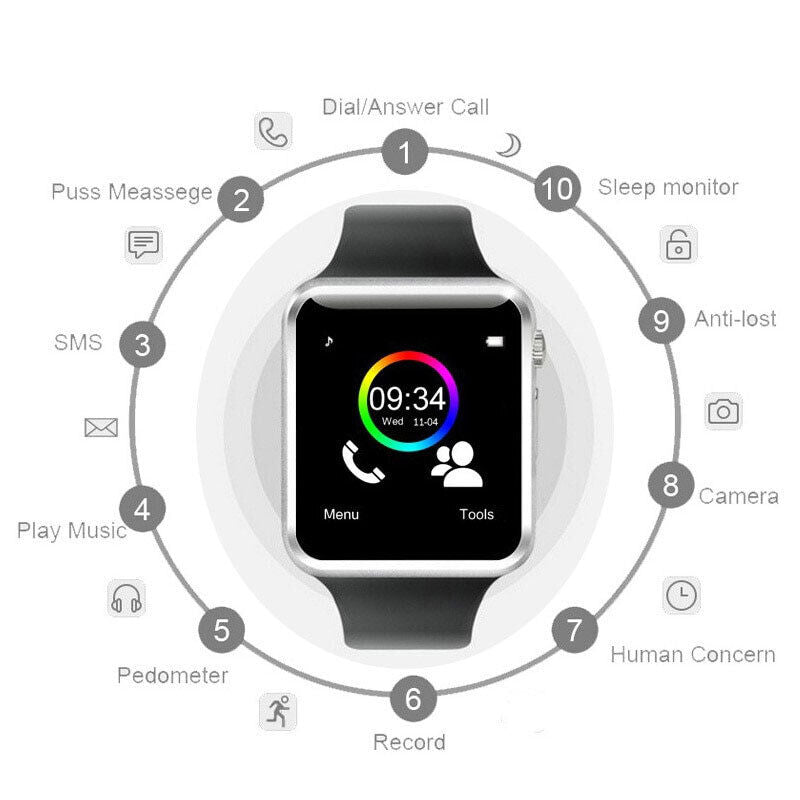 Smartwatch fashion a1 especificaciones